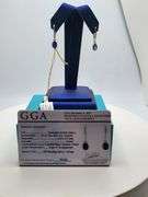 Magnificent pair earring of Tanzanite in Silver – GGA Certified