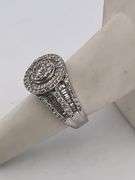 Certified 14k White Gold Diamond Ring