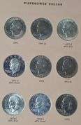 Ike Dollar Complete Set 1971-1978  Unc & Proofs with Varieties