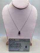 Magnificent Tanzanite Pendent in Silver – GGA Certified, size:18