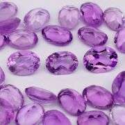 Don't miss this heavy 24.55ct untreated set of Brazilian Amethyst!