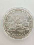 2007 Jamestown 400th Anniversary Commemorative Silver Dollar, OGP