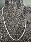 Sterling Silver Diamond-Cut Rope Chain 3mm Solid 925 Italy New Necklace 26"