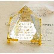 Crystal Pyramid Paperweight