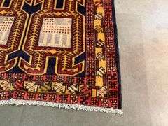 Stunning Persian Hamedan  Rug 3.6x9.7