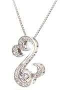 925 Sterling silver Jane Seymore diamond necklace