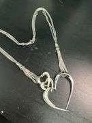 CERTIFIED 18K WHITE GOLD DIAMOND NECKLACE