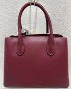 New Eye Catching Designer Burgendy Bag by David Jones, Paris