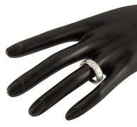 Ritani 1.00ctw Round and Princess Diamond Five Stone Frame Band Ring in 18K