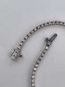 CERTIFIED 14K WHITE GOLD DIAMOND TENNIS BRACELET