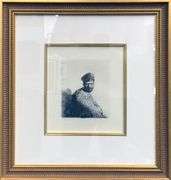 Extremely Rare and Collectible Antique Etching After Rembrandt, c. 1880