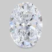 Magnificent High quality  Lab Diamond Oval Brilliant Cut, 1.77 CT, VS2/F