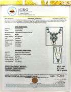 Fantastic Brand New European Direct From Manufacturer 28.57CTW Oval Emerald-Cut Kyanite & 2.75CTW Di