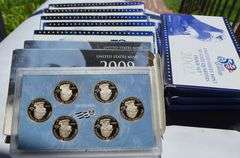 1999-2008 Complete US Proof Quarter Sets