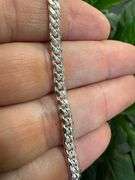 Sterling Silver Solid Miami Cuban Link Chain 4.2mm 925 Italy Box Lock Bracelet 7"