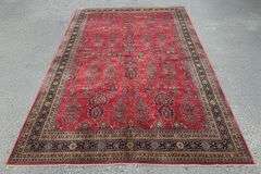Handmade Large Persian Sarouk 16.0x24.9