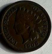 1908 S Semi Key Indian Head Cent