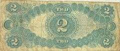 $2 Series of 1917 US Note.