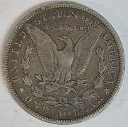 Scarce 1890-CC Morgan Silver Dollar. Key date