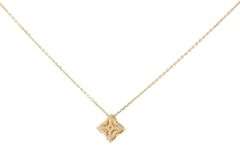 New 0.73ctw Round Diamond Clover Pendant Necklace in 14K
