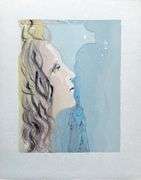 Rare Salvador Dali Original Engraving from The Divine Comedy, Paradise