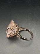 14K Rose Quartz Cocktail Ring of 16ct