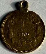 Rare 1870 Type 3 $1 US Gold