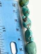925 Sterling Silver Chunky Turquoise Nugget Necklace