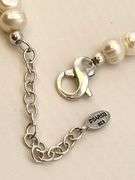 925 Sterling Silver Barse Signed Turquoise And Pearl necklace With Tear Drop Pendant