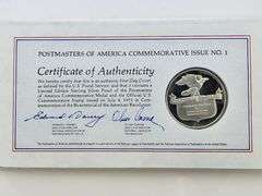 Limited Edition Sterling Silver Medal - Postmasters Commemorative Issue