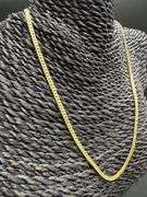 10k Yellow Gold Diamond Cut Miami Cuban Chain Unique 18" Necklace