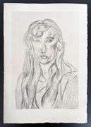 Very rare Henri Matisse etching signed in the plate, C.1920, from the series of Cinquante Dessins
