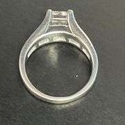 CERTIFIED LADIES 14K WHITE GOLD AND DIAMOND RING