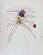 Rare Salvador Dali Original Engraving from The Divine Comedy, Purgatory