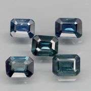 Beautifully colored 2.26ct ink blue Sapphire set