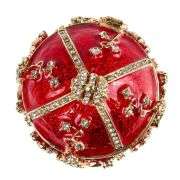 Lilies of the Valley Fabergé Egg Replica Jewelry Box