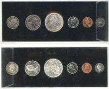 2 Beautiful 6-pc 1967 Canada SILVER Year Set in custom holders