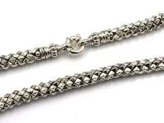 Lagos Caviar beaded chain necklace