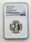 2018-S Pictured Rocks Silver Quarter, NGC PF70 Ultra Cameo FR