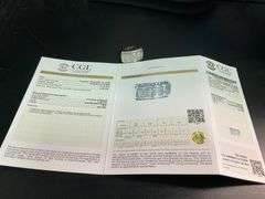 MEN'S CERTIFIED 14K WHITE GOLD AND DIAMOND RING 2.50 CARATS