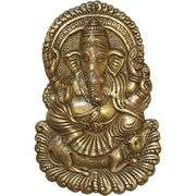 Brass Ganesha 9.5 Inches