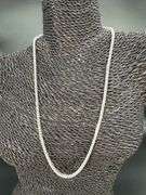 Sterling Silver Men's Franco Chain 3.0mm Solid 925 Italy New Necklace 22"