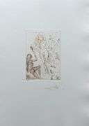 Highly Collectible and Rare Salvador Dali Hand-signed Original Engraving