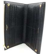 YSL Grain De Poudre Monogram uptown wallet