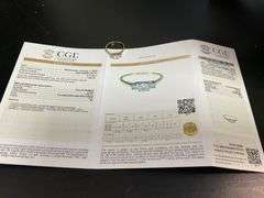 CERTIFIED BRAND NEW 14K YELLOW GOLD DIAMOND RING