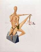 Rare Salvador Dali Original Engraving from The Divine Comedy, Inferno