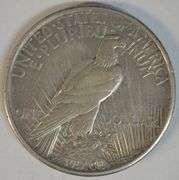 Scarce key date 1921 Peace Silver Dollar in sharp XF