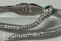 Stainless Steel Silver Color Snake  Bracelet