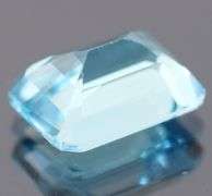 Stunning 9.48ct 13.8x10mm emerald cut  Swiss blue Topaz