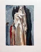 Highly Collectible Salvador Dali Original Color Engraving from The Divine Comedy